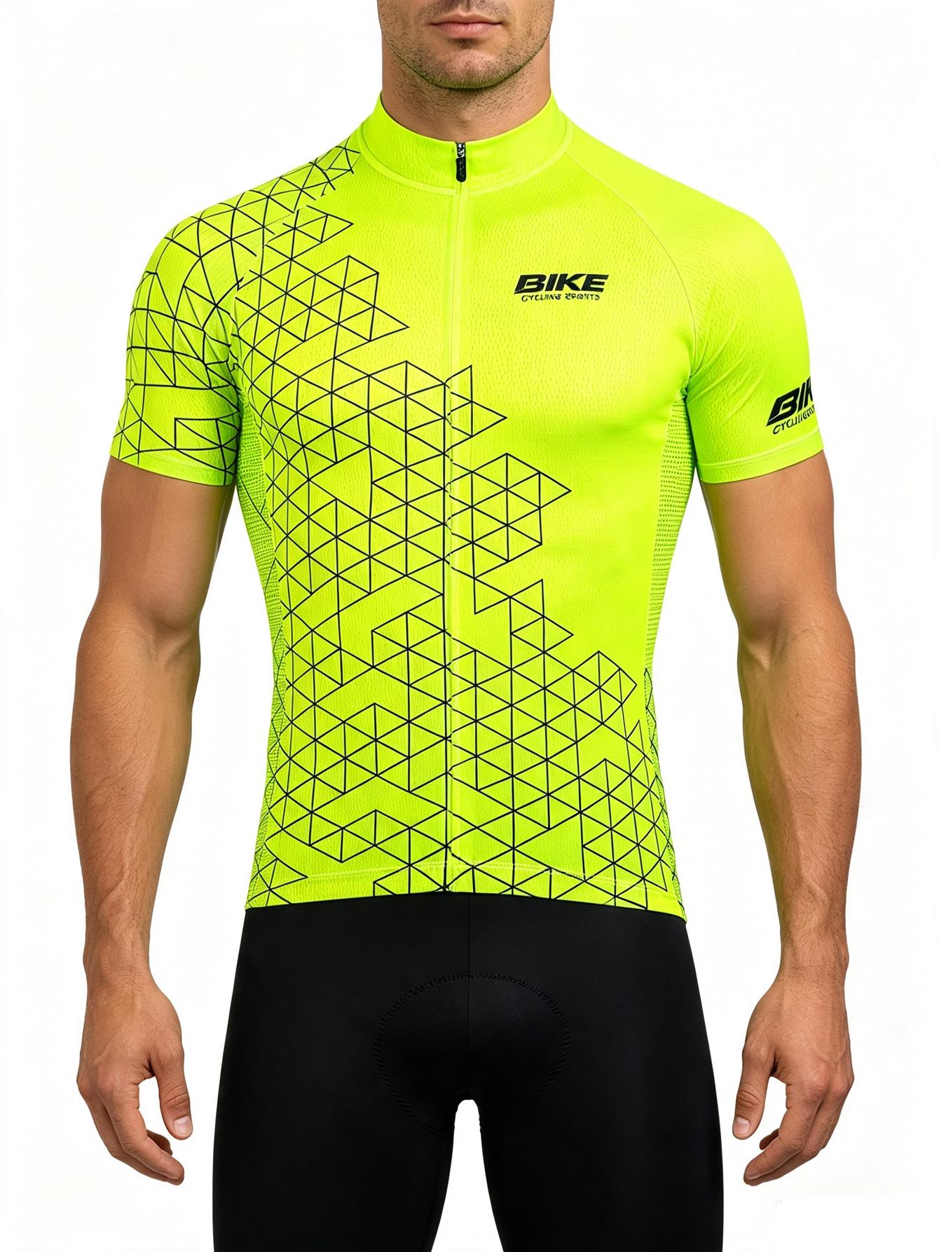 Mountain Biking Shorts - ชุดเสื้อปั่นจักรยานฤดูร้อนสำหรับผู้ชาย เสื้อผ้าปั่นจักรยานเสือภูเขา แห้งเร็ว ระบายอากาศได้ดี ชุดปั่นจักรยานสำหรับแข่ง MTB