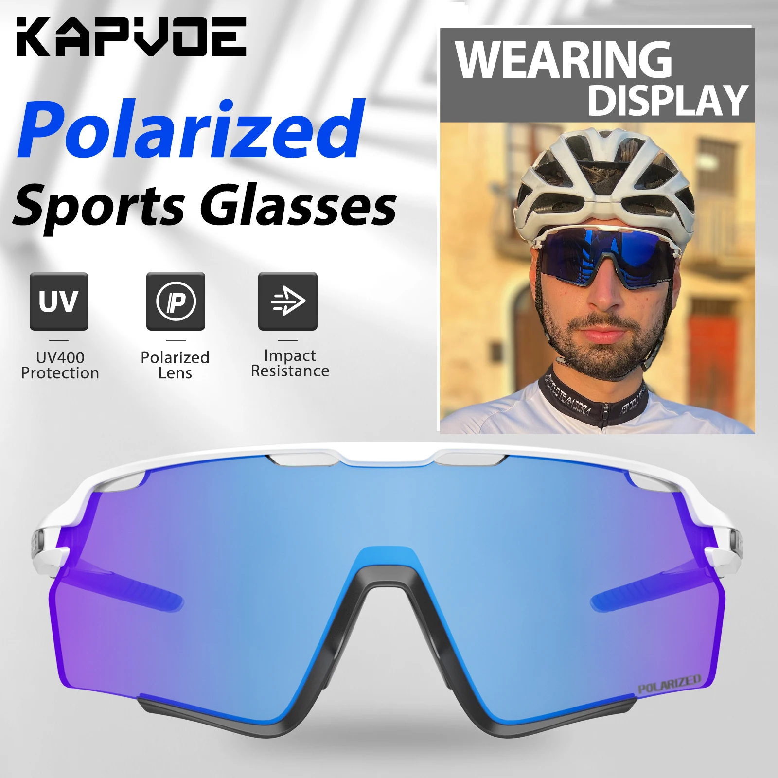 Kapvoe ใหม่กลางแจ้งจักรยานแว่น - Mountain Biking Glasses บทวิจารณ์และราคา