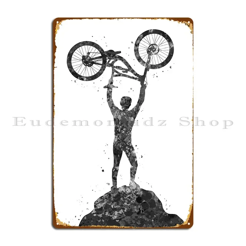 ป้ายโลหะตกแต่งผนังร้านเหล้ารูป - Mountain Biking Europe บทวิจารณ์และราคา