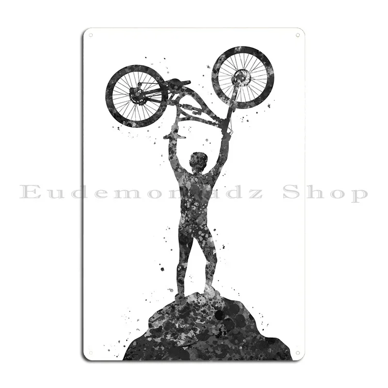 ป้ายโลหะตกแต่งผนังร้านเหล้ารูป - Mountain Biking Europe บทวิจารณ์และราคา