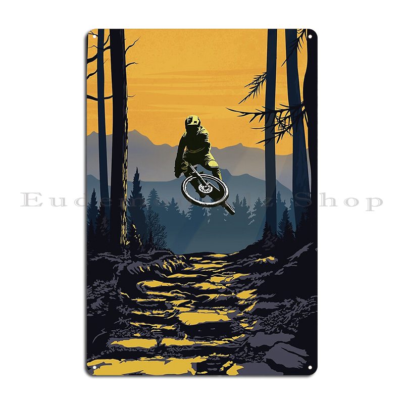ป้ายโลหะสไตล์ย้อนยุคสำหรับขี่จ - Mountain Biking Europe บทวิจารณ์และราคา