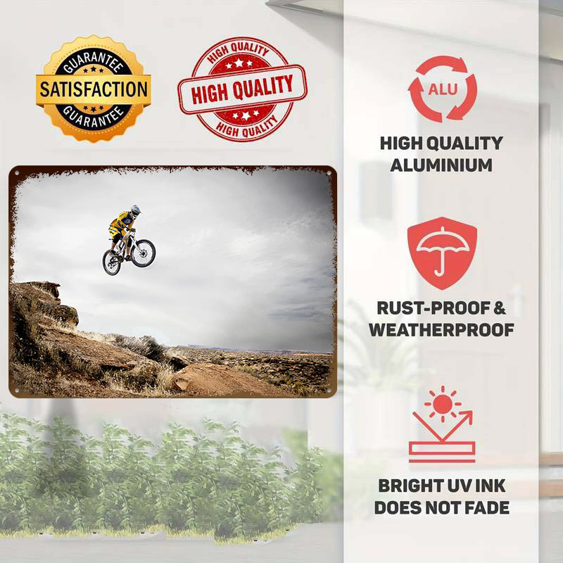โปสเตอร์โลหะ 3 มิติลายจักรยานเ - Mountain Biking Europe บทวิจารณ์และราคา
