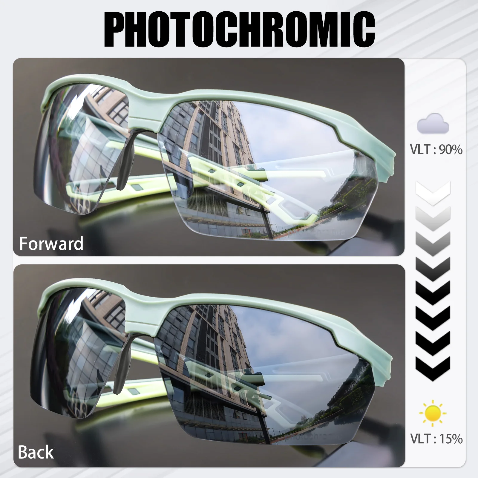 แว่นตาปั่นจักรยาน SCVCN แบบเปล - Mountain Biking Glasses บทวิจารณ์และราคา